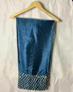 3PC RAW SILK SUIT WITH ORGANZA DUPATTA image not found