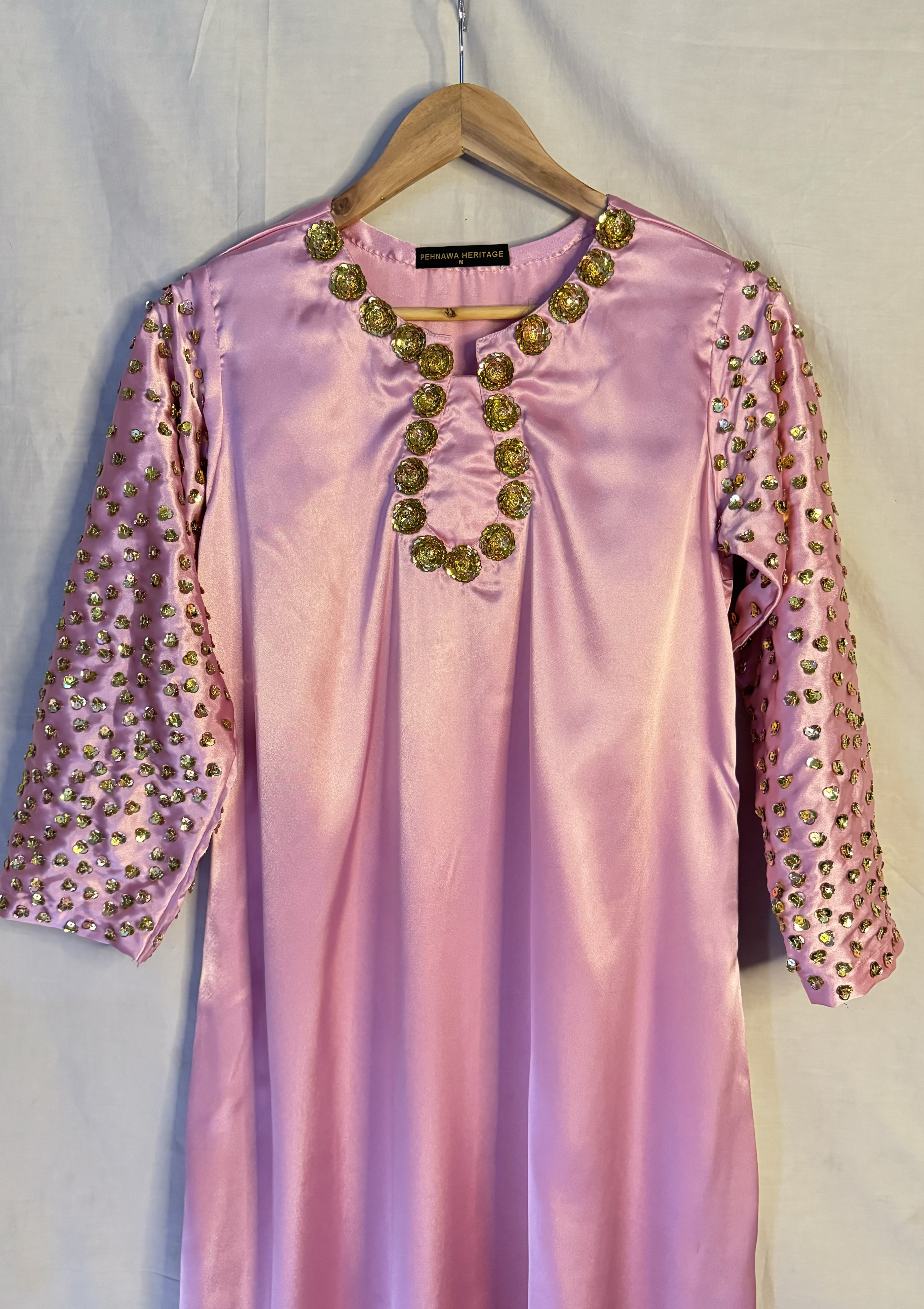 3PC  SILK SUIT WITH ORGANZA DUPATTA image not found