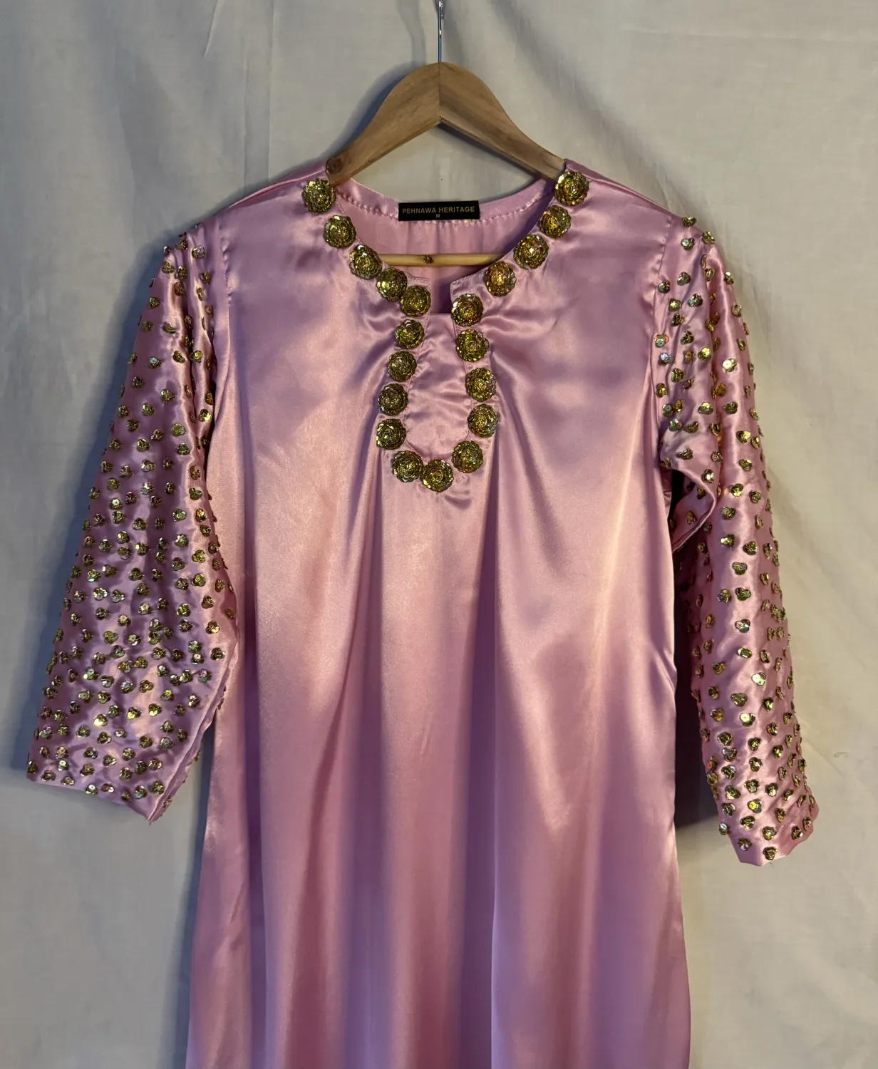 3PC  SILK SUIT WITH ORGANZA DUPATTA image not found