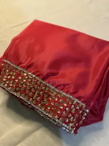 3PC RAW SILK SUIT WITH ORGANZA DUPATTA image not found